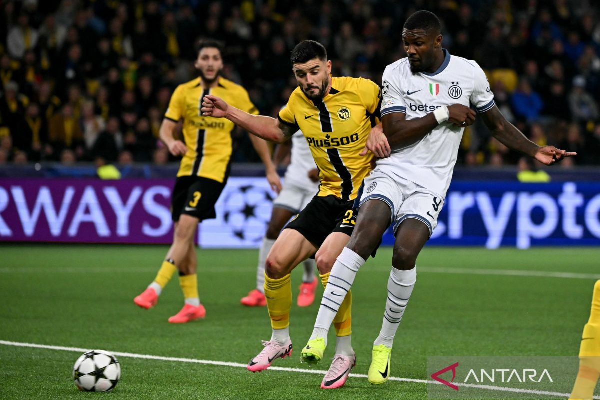 Gol Thuram bawa Inter menang 1-0 di markas Young Boys