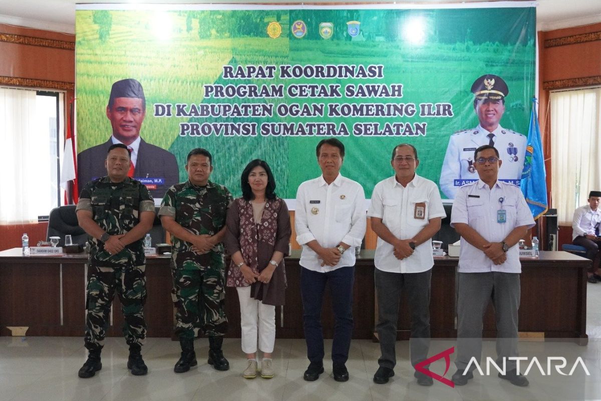 Kementerian Pertanian target cetak 125 ribu ha sawah baru di OKI Sumsel