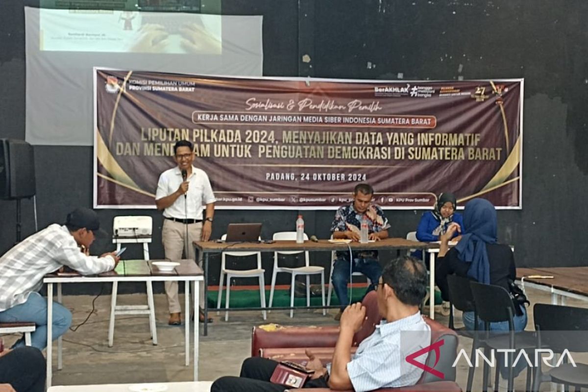 KPU Sumbar : Pers berperan jaga proses Pilkada yang bersih