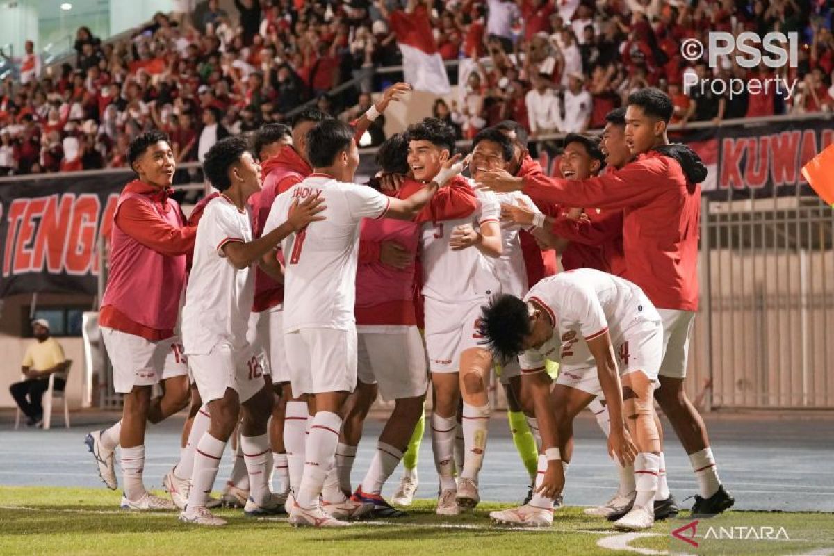 Kualifikasi Piala Asia U-17 Grup G: Indonesia posisi dua klasemen sementara