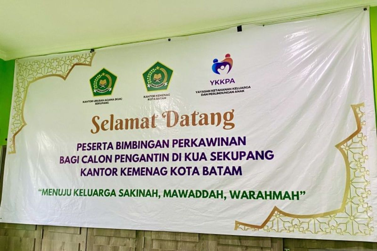 Kemenag Kota Batam berikan bimbingan calon pengantin tekan perceraian