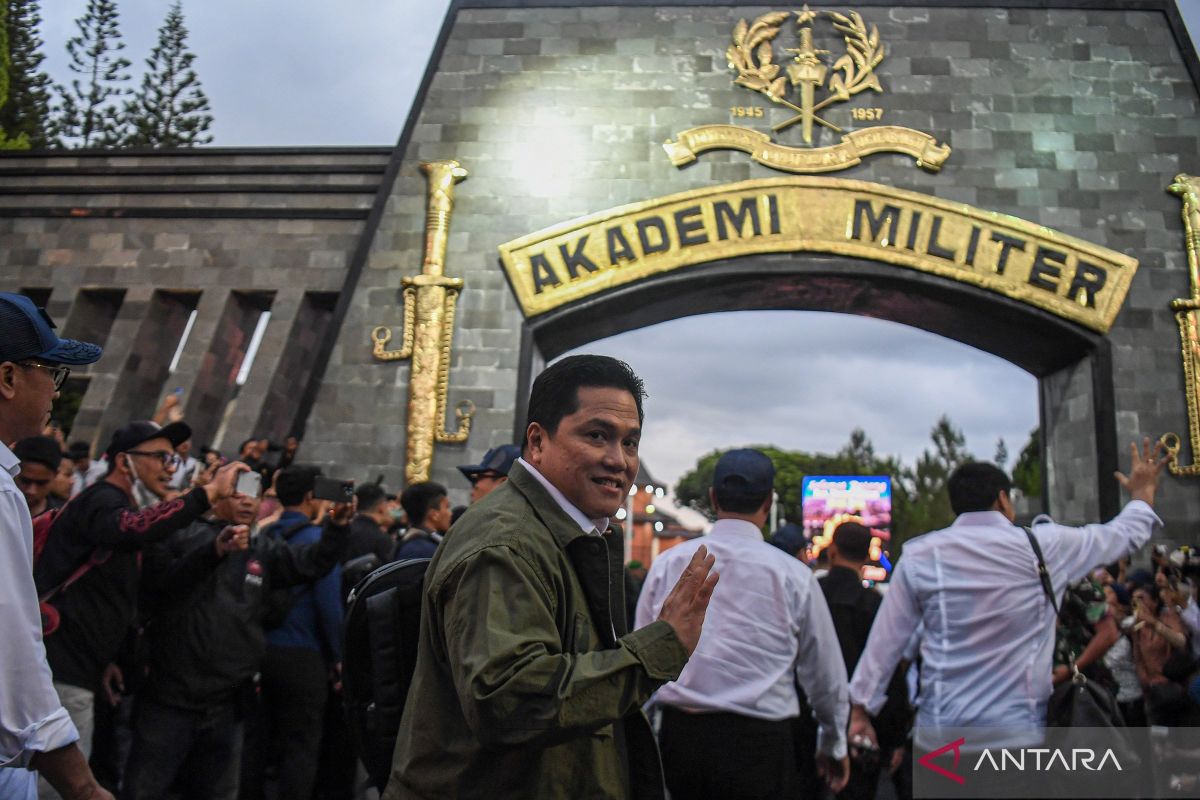 Erick Thohir dan Sri Mulyani beri materi di hari kedua retreat kabinet