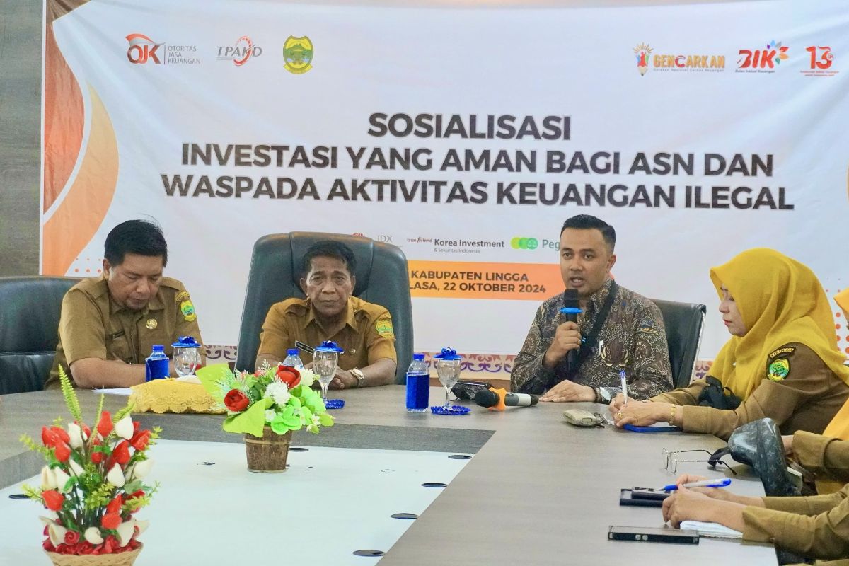 OJK Kepri mengimbau masyarakat Kabupaten Lingga untuk cerdas berinvestasi