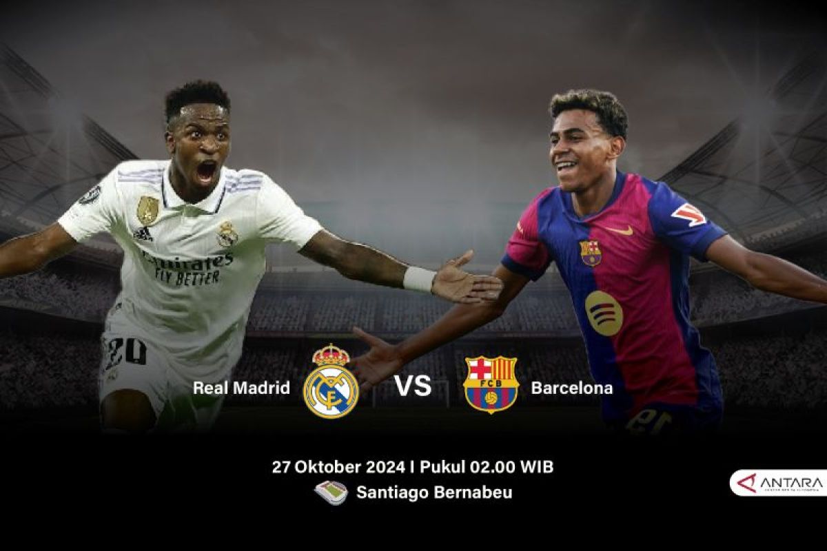 Liga Spanyol - Barcelona permalukan Madrid 4-0 di Santiago Bernabeu