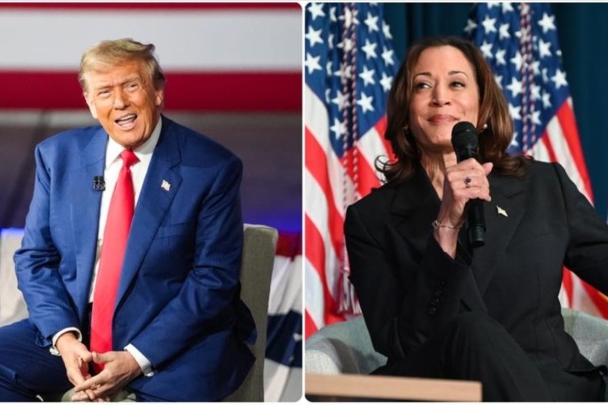 Harris dan Trump bersaing ketat kurang dari 2 pekan