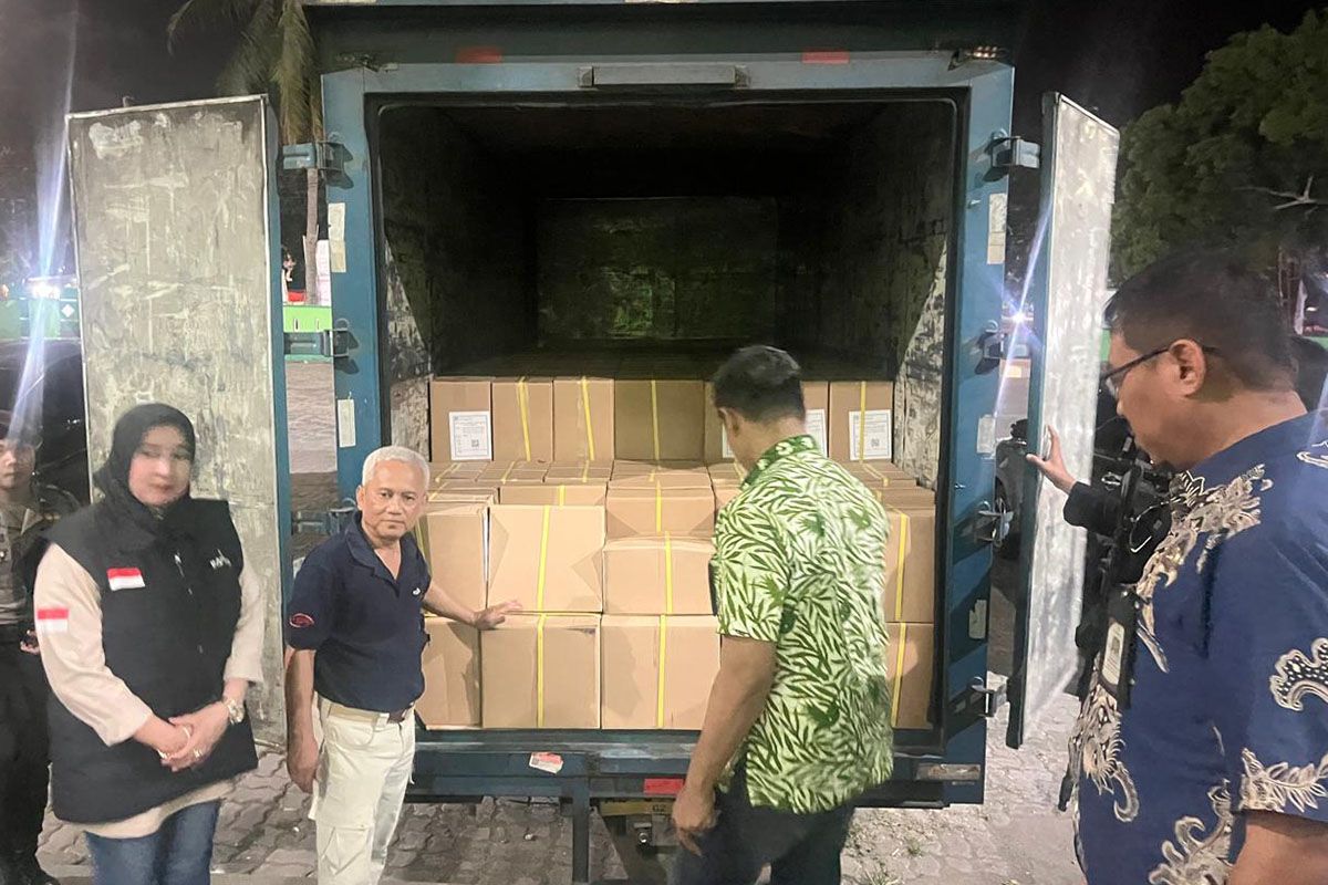 KPU Cilacap kembali terima logistik Pilkada Jateng 2024