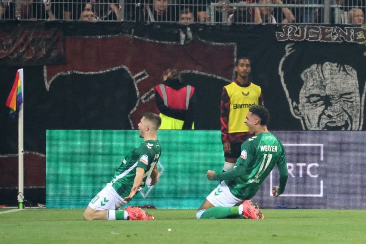 Bayer Leverkusen diimbangi Werder Bremen 2-2