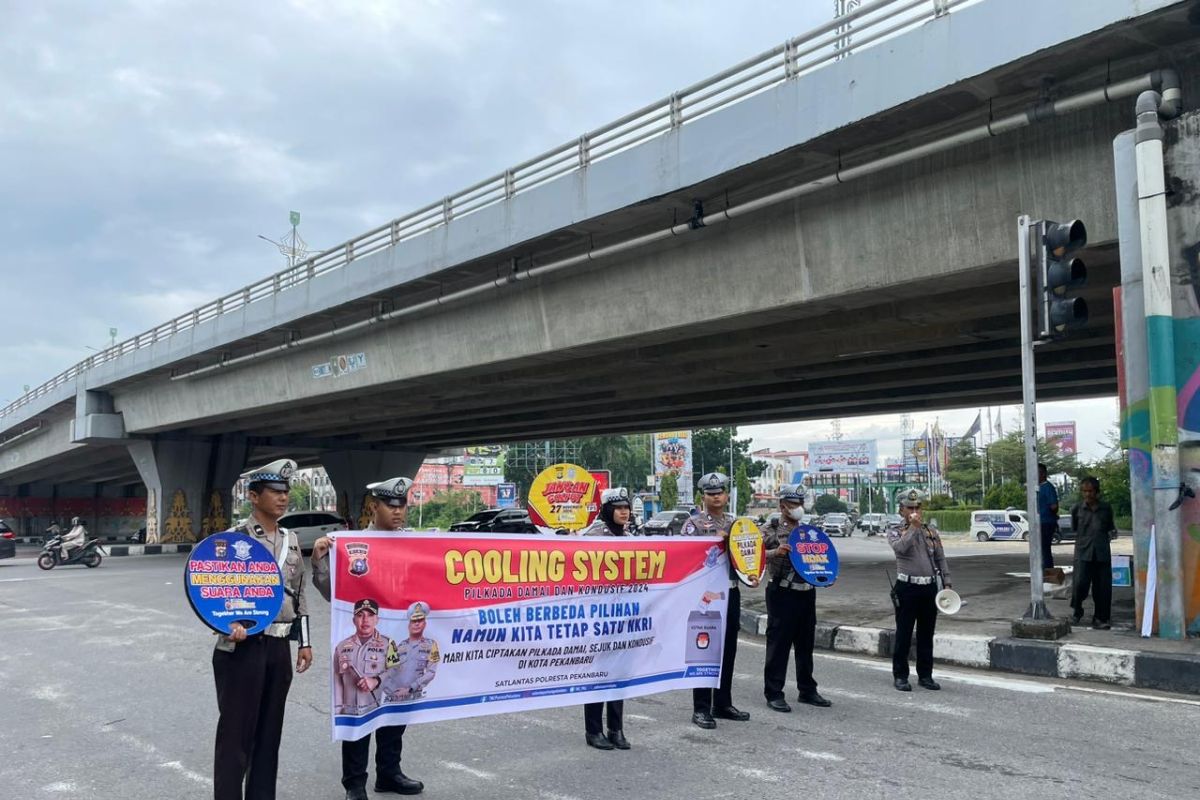 Begini cara Satlantas Polresta Pekanbaru wujudkan pilkada sejuk dan aman