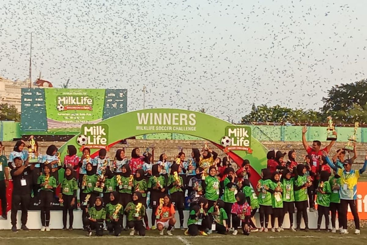 MIS Al Islamiyah Grojogan dan SD Muhammadiyah Sapen juara MilkLife Soccer Challenge-Yogyakarta Seri 2 2024