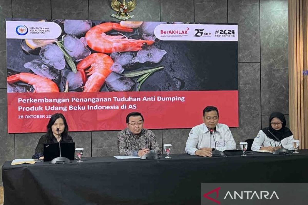 KKP: Tarif antidumping udang ke AS turun jadi 3,9 persen