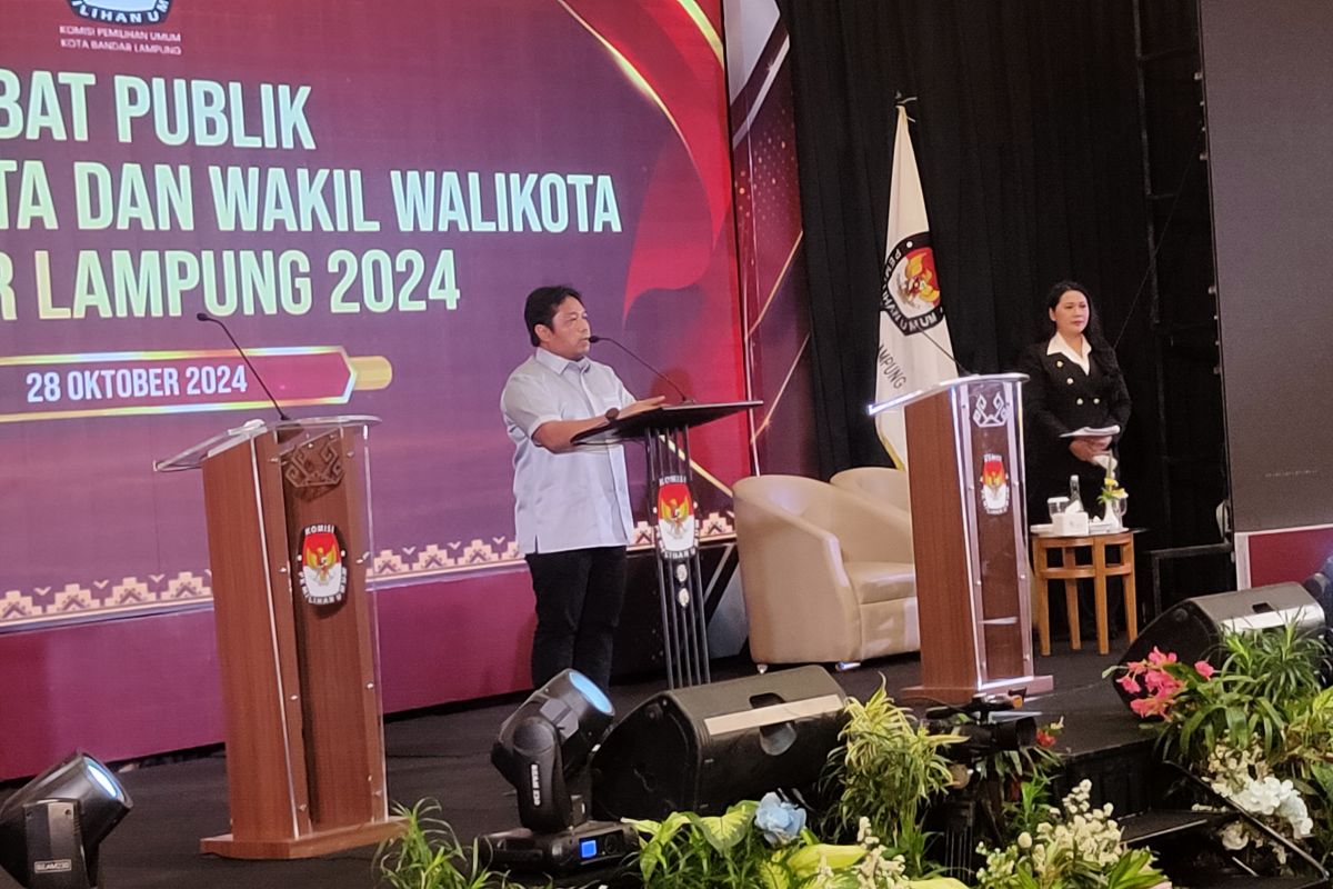 KPU Bandarlampung sebut debat publik jadi arena paslon tawarkan program