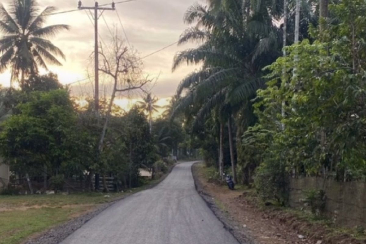 Pengaspalan Ruas Jalan Koto Baru-Berok Pancung Soal Pesisir Selatan Rampung