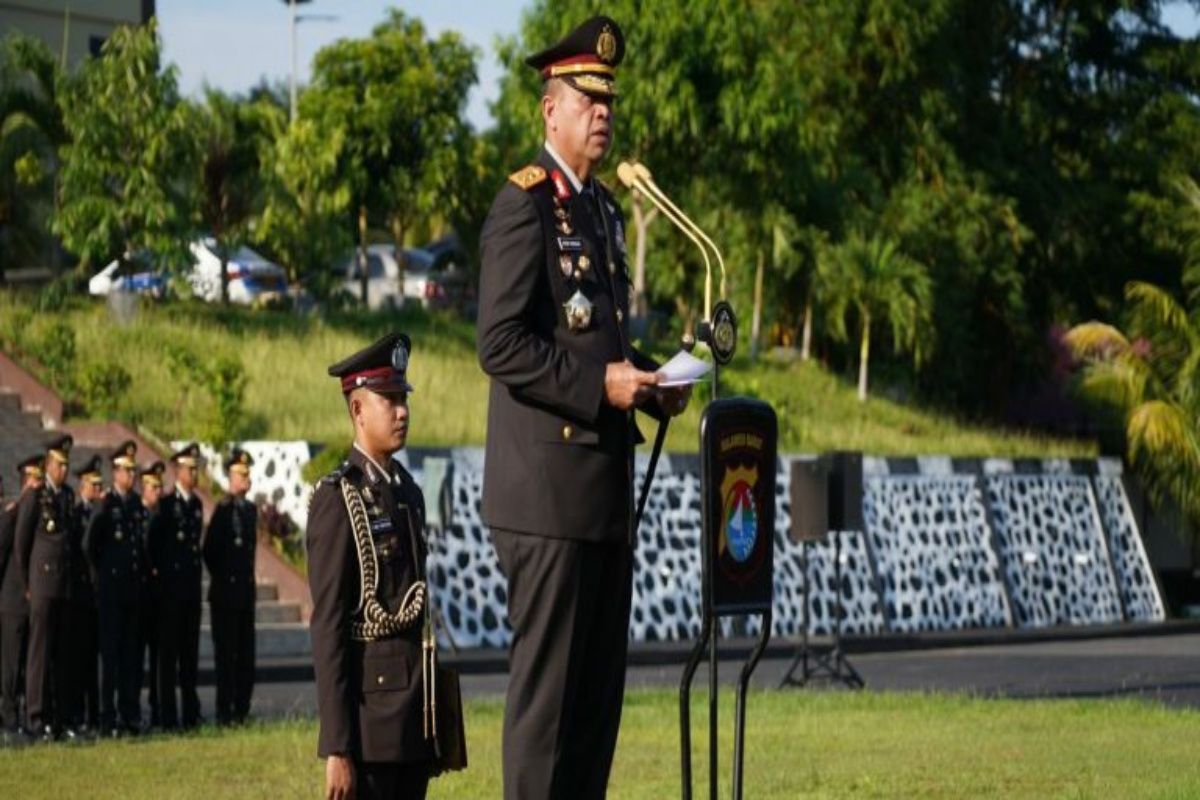 Kapolda Sulbar mengajak personel Polri ambil peran majukan Indonesia