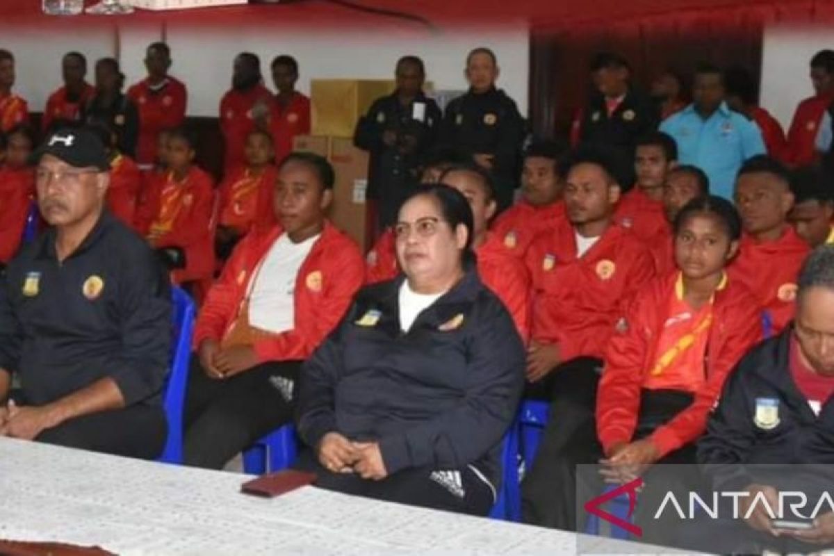 Pemkab Biak via dana otsus bangun empat lapangan olahraga