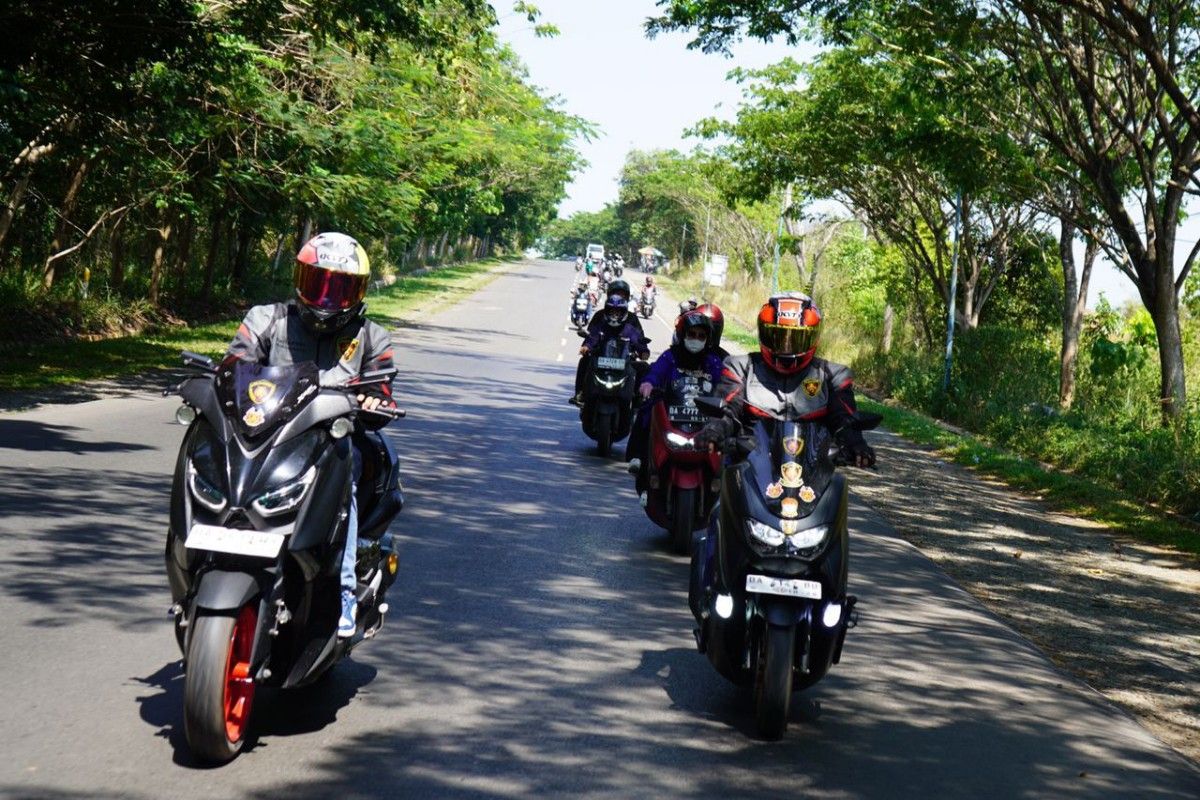 STSJ Yamaha dan komunitas NMAX gelorakan semangat Sumpah Pemuda