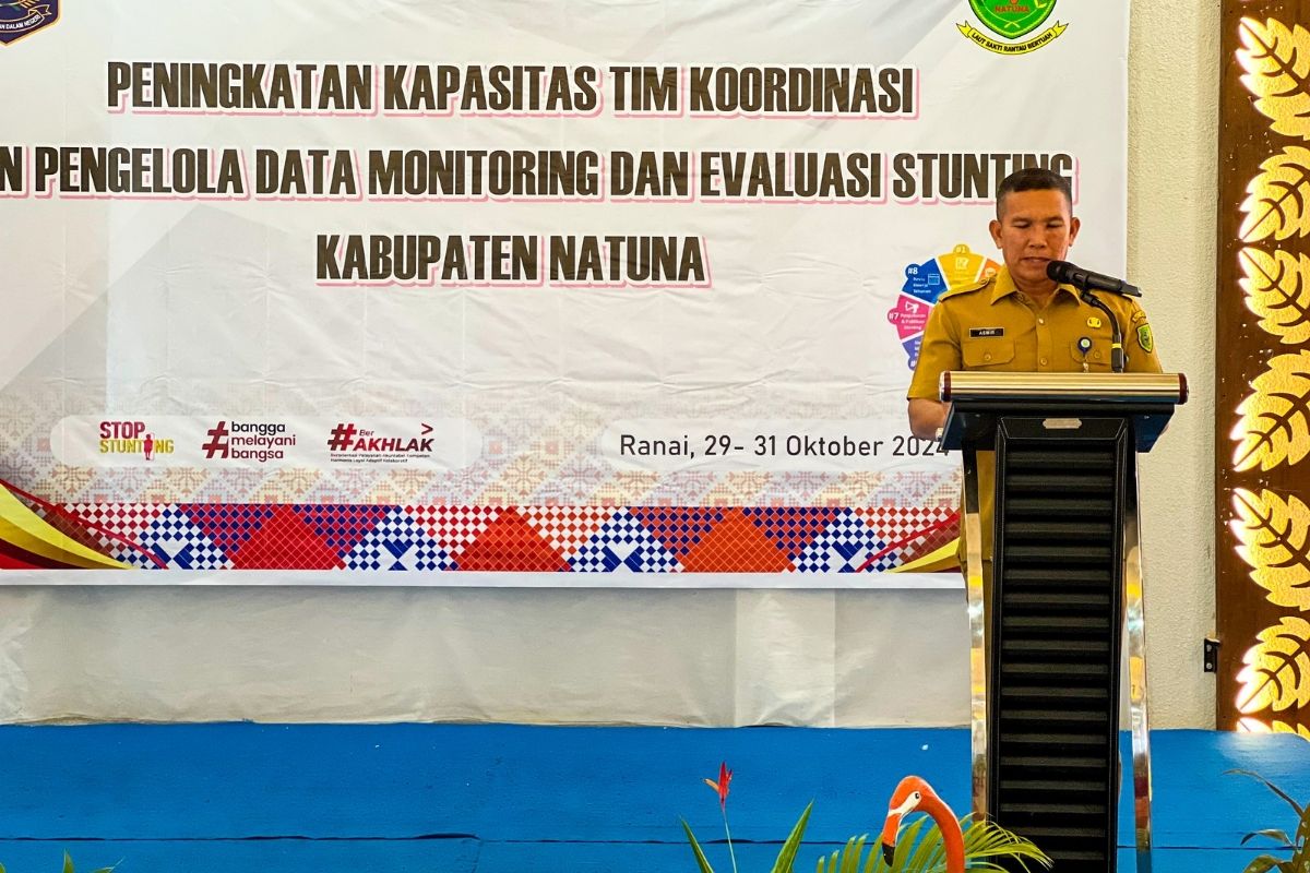 Pemkab Natuna-Kepri tingkatkan kapasitas tim percepatan penurunan stunting