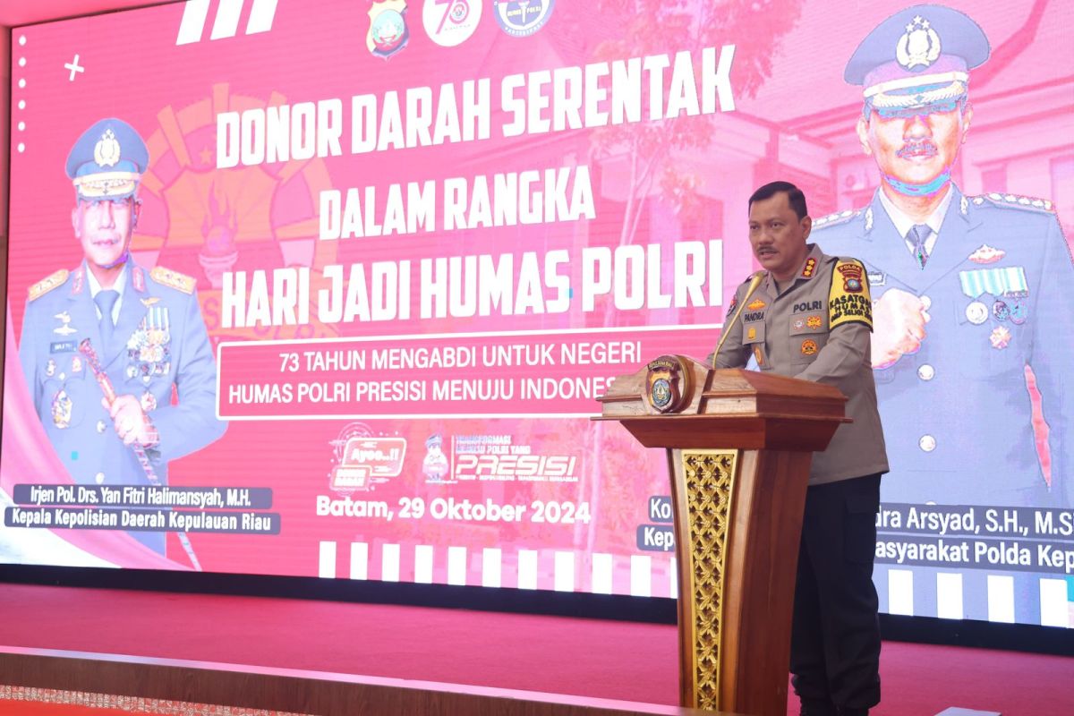 Polda Kepri bantu memenuhi ketersediaan stok darah untuk masyarakat