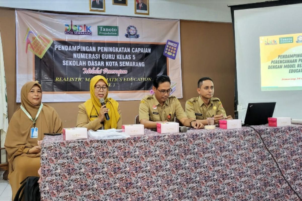 Peningkatan capaian numerasi melalui pelatihan dan pendampingan RME