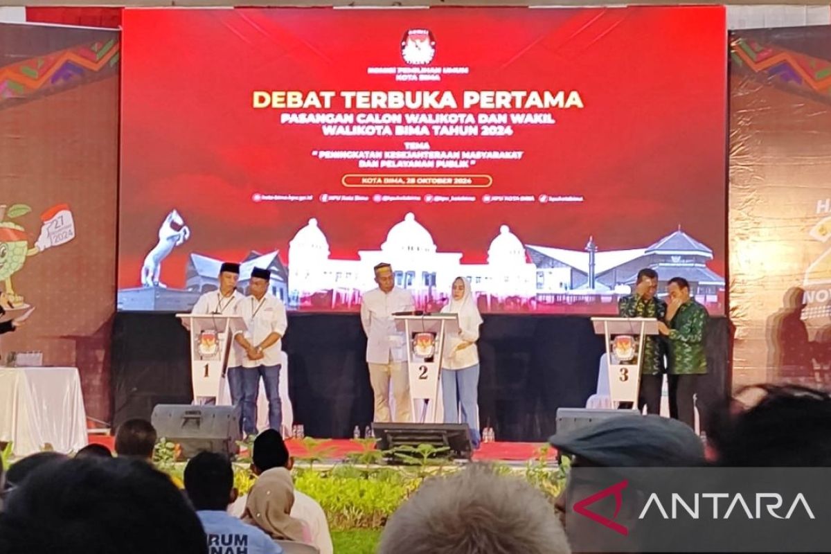 Bawaslu minta KPU Kota Bima kurangi kehadiran pendukung debat pilkada 2024