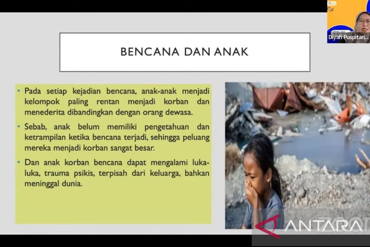 Hak hidup-tumbuh kembang anak harus diprioritaskan saat bencana