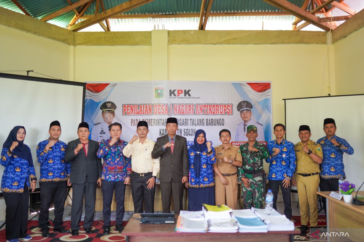 Kabupaten Solok ikuti penilaian desa percontohan anti korupsi Sumbar