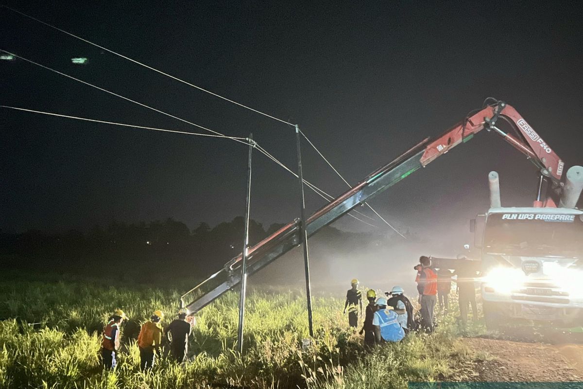 PLN cepat tanggap pulihkan pasokan listrik di Sidrap