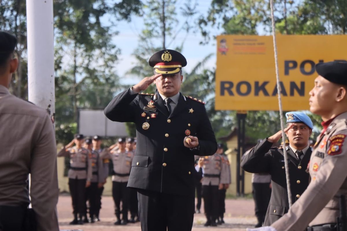 Kapolres Rohil pimpin upacara Sumpah Pemuda ke-96