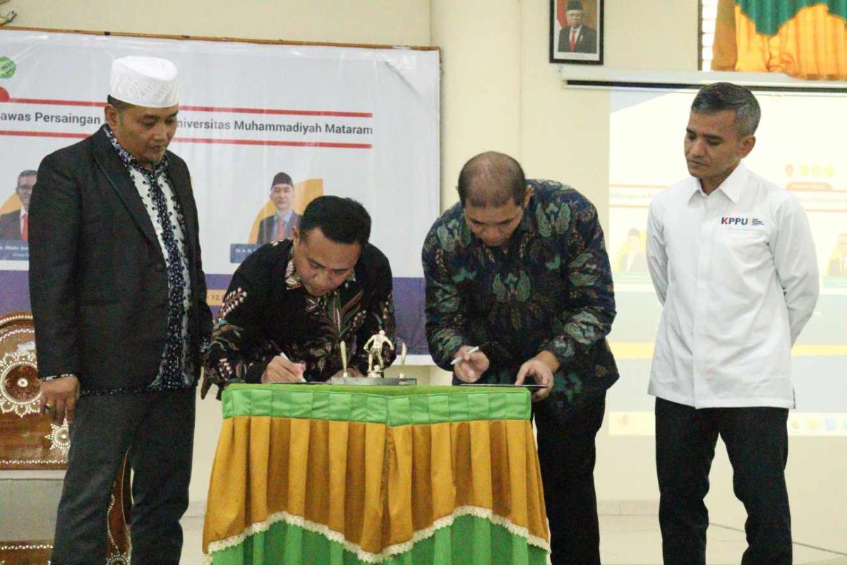 Tanamkan nilai persaingan, KPPU-Universitas Muhammadiyah Mataram jalin kemitraan