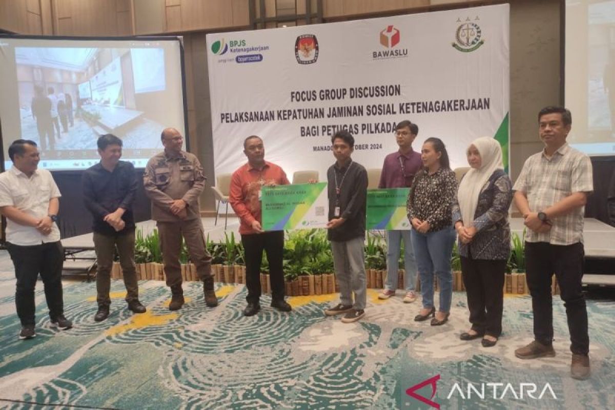 BPJAMSOSTEK tingkatkan  peserta petugas Pilkada 2024 di Sulut