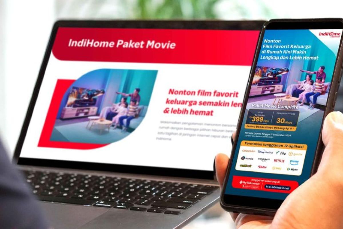 Telkomsel luncurkan IndiHome paket movie terbaru dan lebih hemat