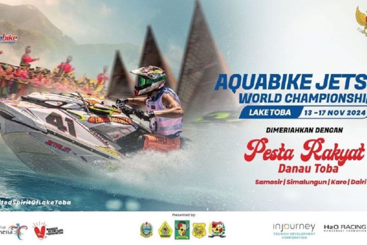 100 atlet ramaikan Aquabike World Championship 2024 di Toba