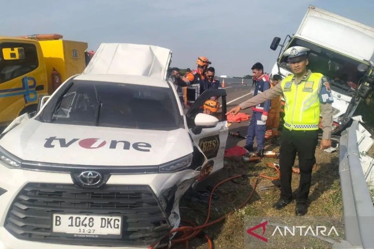 Tiga jurnalis tvOne tewas dalam kecelakaan di Tol Batang-Pemalang