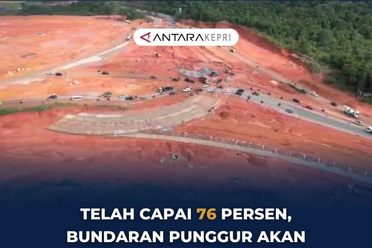 Bundaran Punggur akan rampung pada Desember 2024