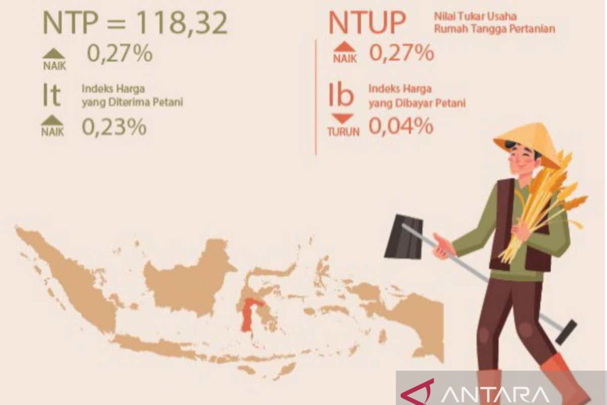 NTP Sulsel per Oktober 2024 naik sebesar 0,27 persen