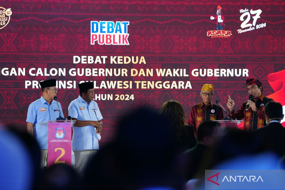 Debat kedua Pilgub Sultra