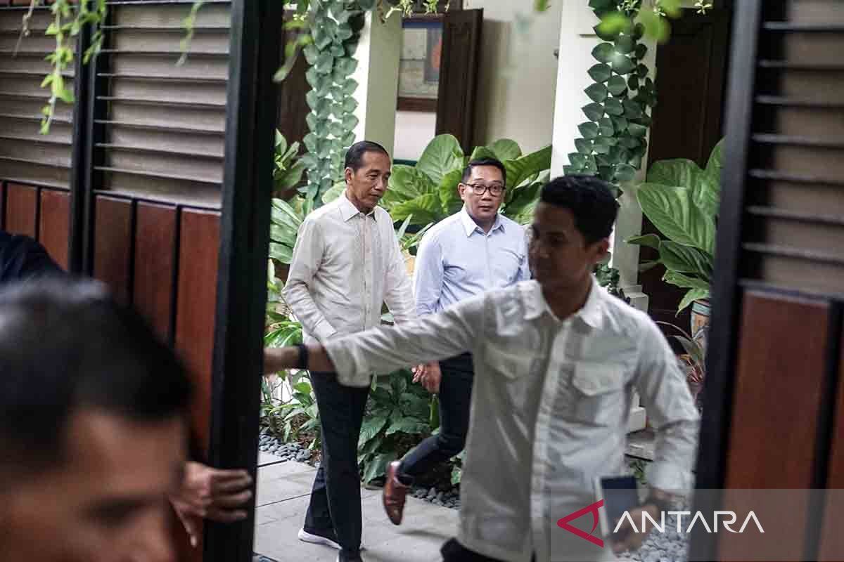 RK bertemu Jokowi hingga Prabowo terima ketum parpol