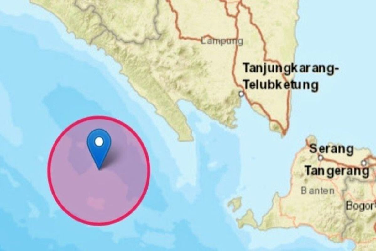 Pesisir Barat diguncang gempa 5,4 magnitudo