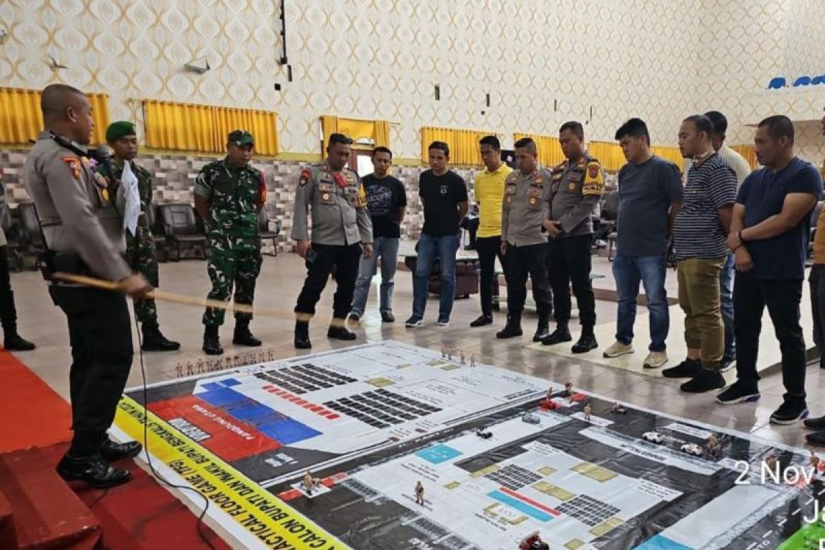 Polres Bengkalis turunkan 80 personel amankan debat kandidat pilkada