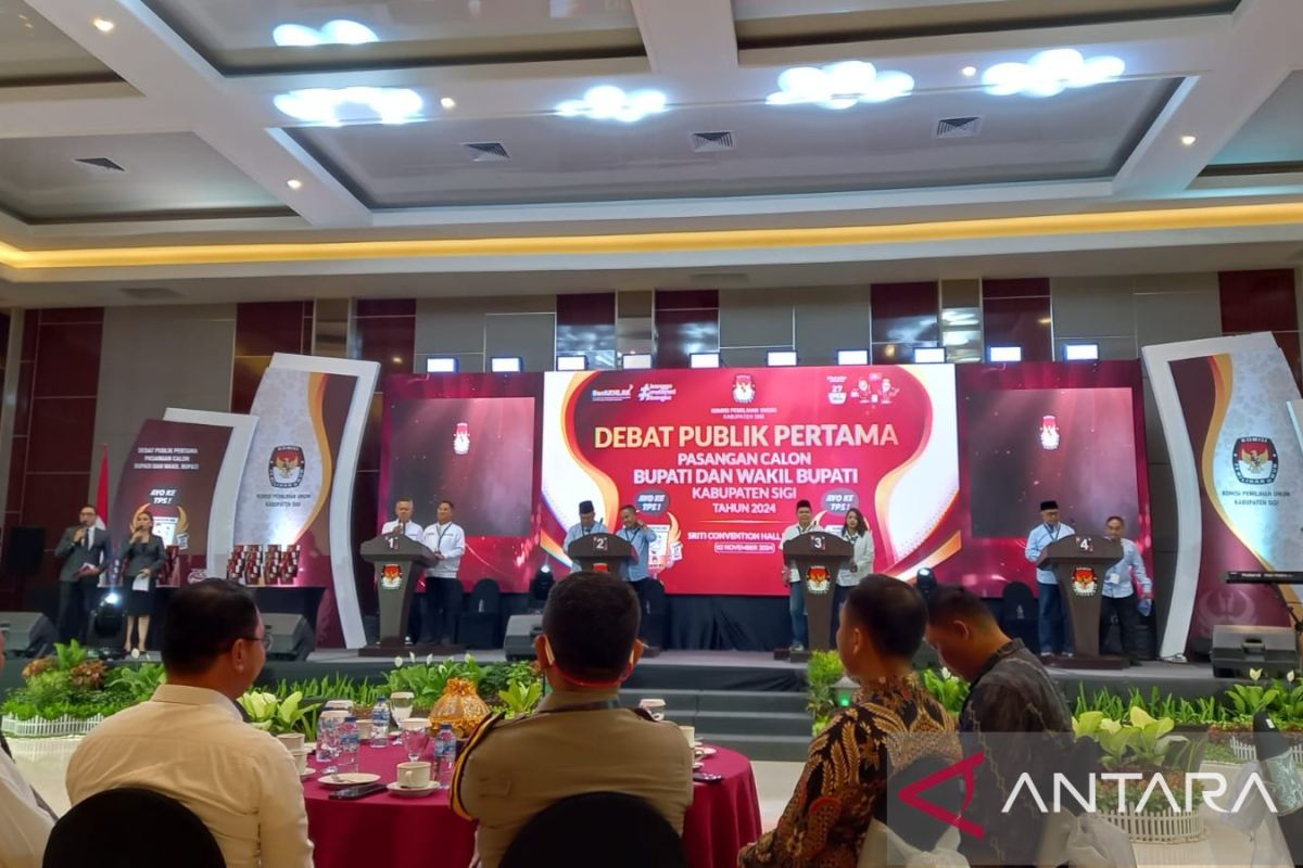 KPU Kabupaten Sigi: Debat publik sebagai sarana penyampaian visi misi