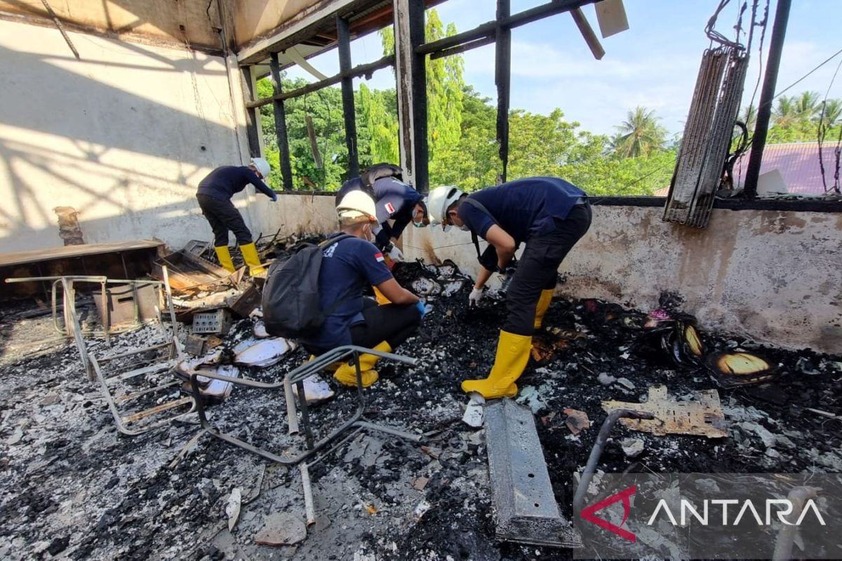 Polda Gorontalo kebakaran, Tim Mabes Polri investigasi