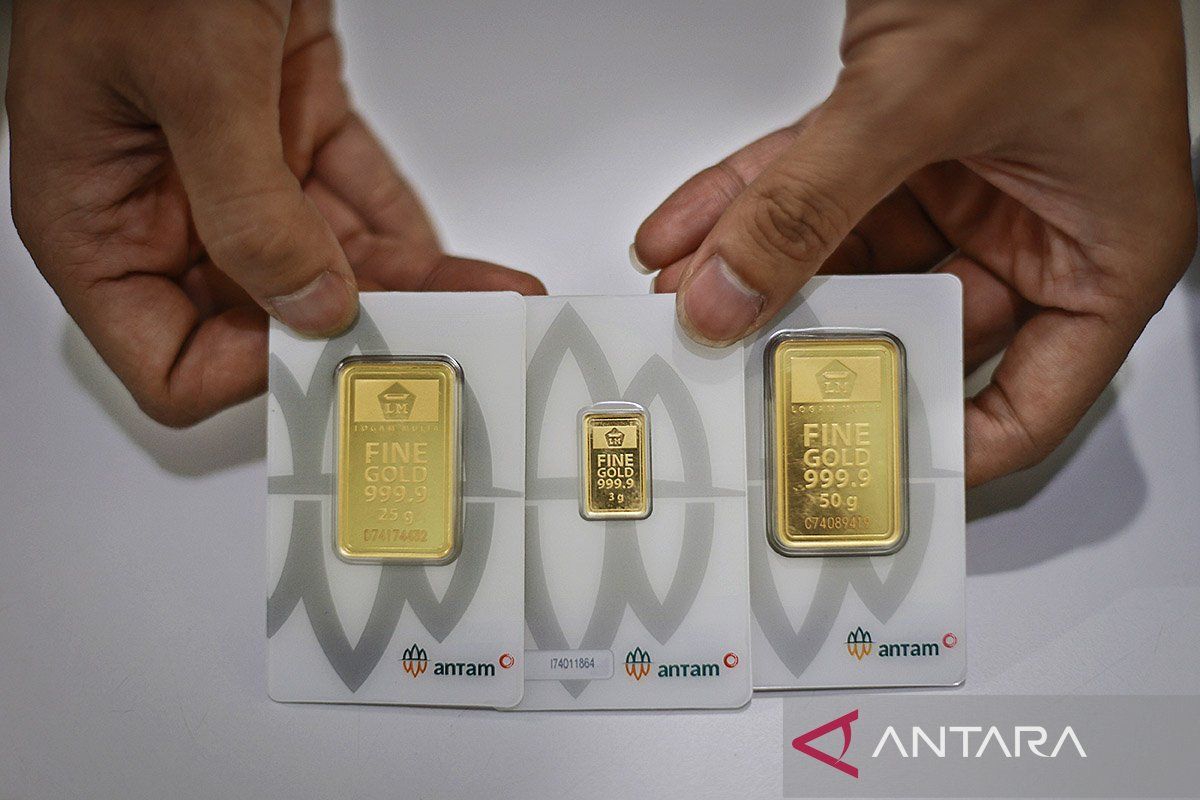 Harga emas Antam 6 November mulai naik menjadi Rp1,543 juta/gram