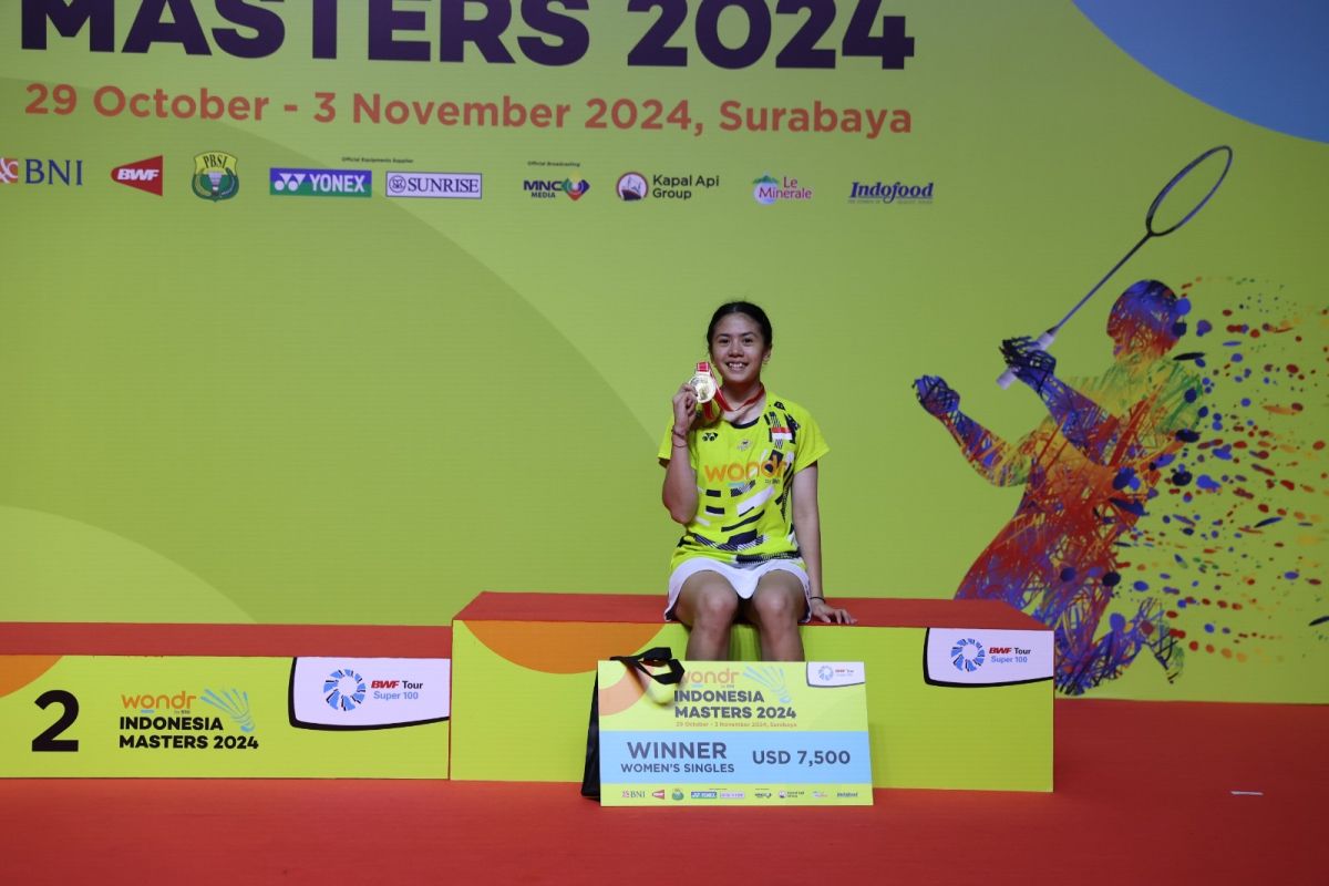 Pebulu tangkis Kadek Dhinda juara Indonesia Masters II Super