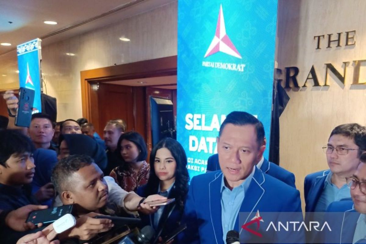 AHY perkenalkan Menteri PU  Dody Hanggodo sebagai kader Demokrat