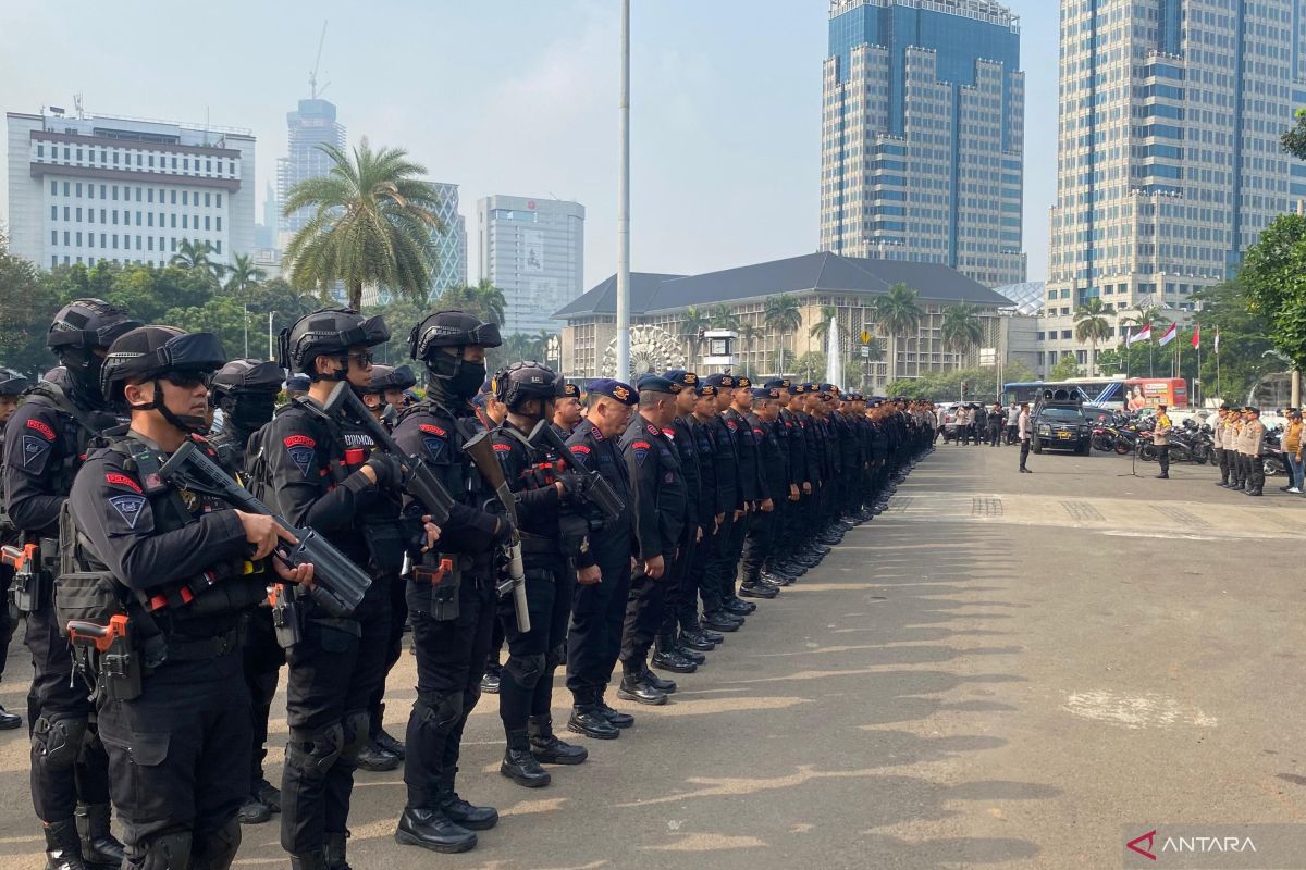 Polisi mengerahkan 1.994 personel amankan reuni 411 di Jakarta