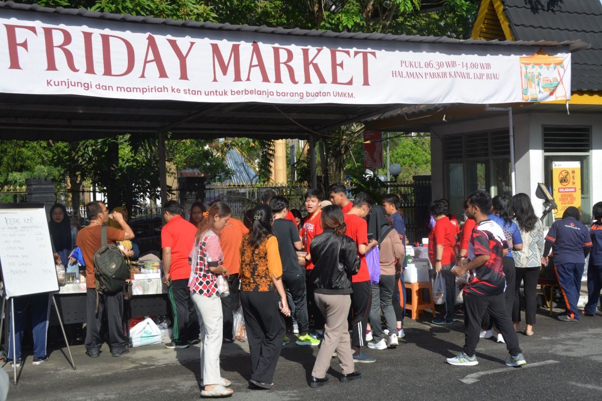 Dukung UMKM, Kanwil DJP Riau gelar Friday Market