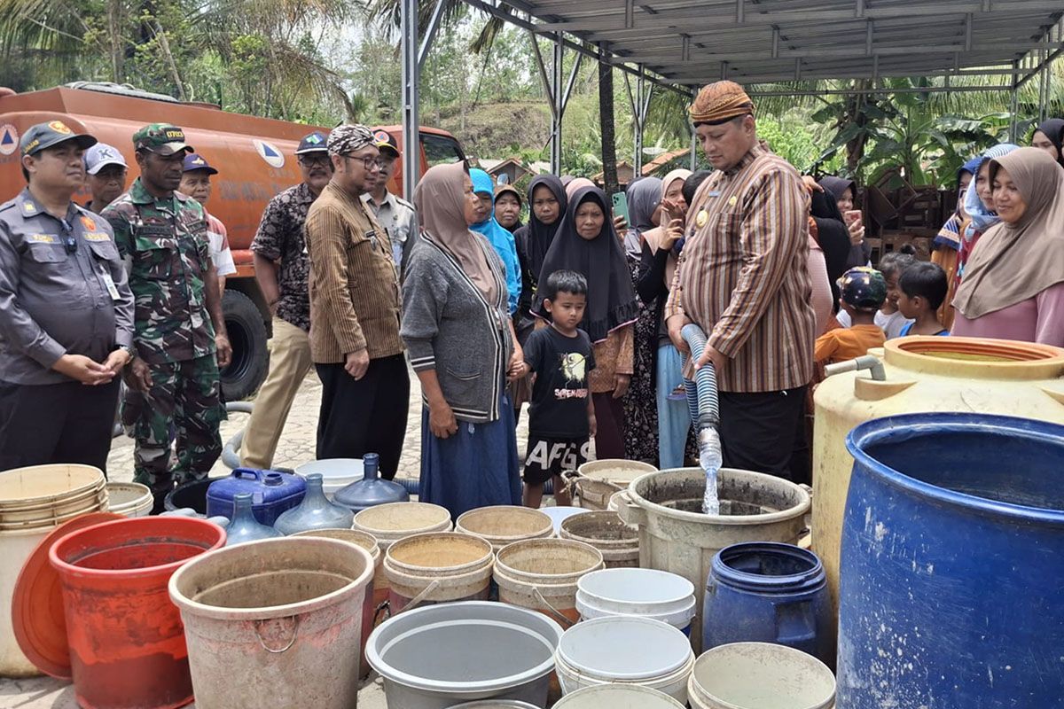 Sejumlah desa di Cilacap masih terdampak kekeringan