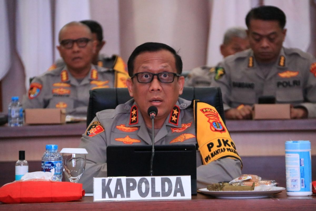 Rapat akselerasi Polda Kaltaradukung Program 100 Hari Pertama Pemerintahan Prabowo- Gibran