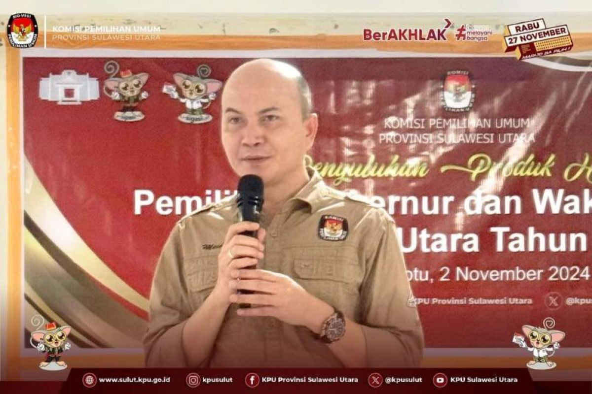 KPU Sulut sasar parpol dan ormas pahami produk hukum pilkada