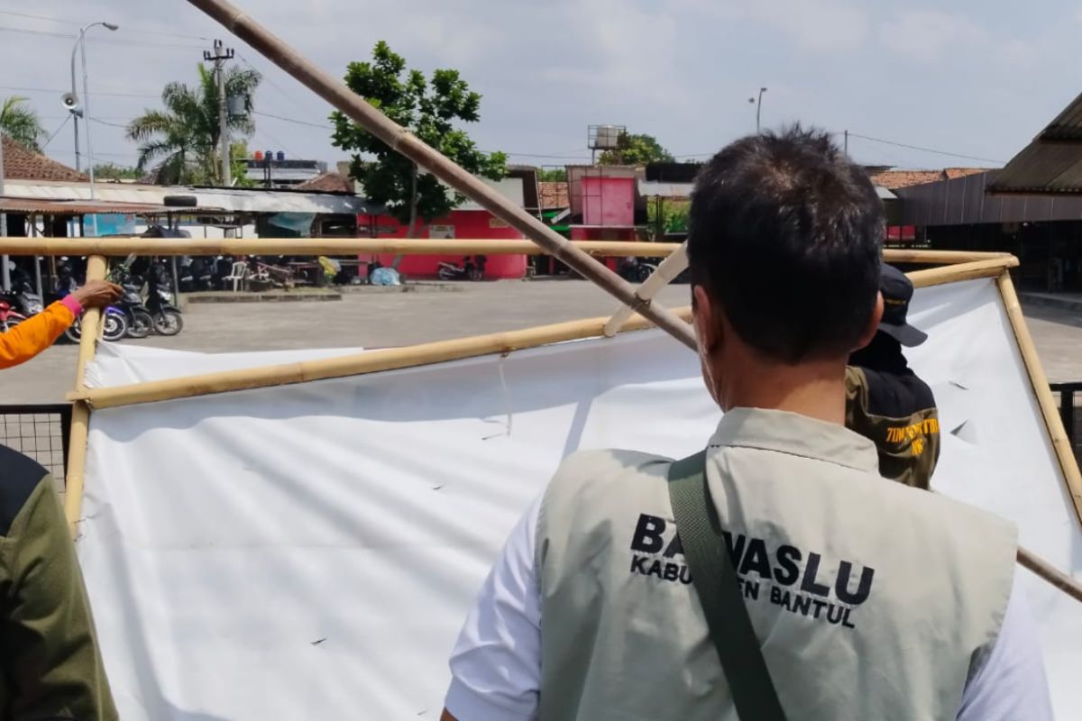 Bawaslu Bantul: APK pilkada yang ditertibkan dimusnahkan setelah masa tenang