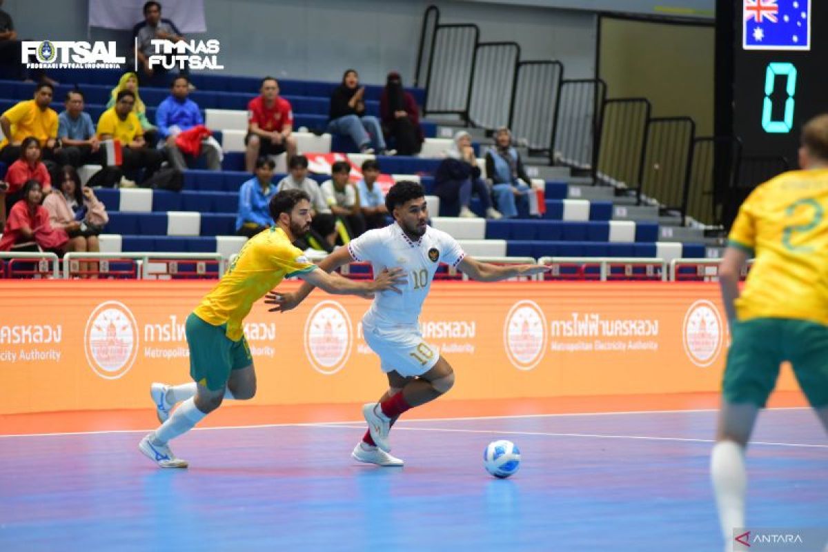 Timnas futsal melaju ke semifinal AFF setelah kalahkan Australia 3-1